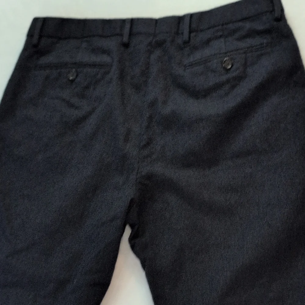 Banana Republic Navy Blue Wool Dress Pants 33x30‎ Tailored Slim Fit